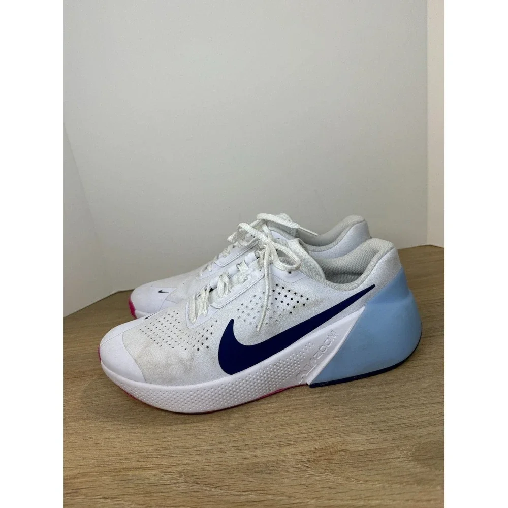 Nike Air Zoom Bella 6 Women Size 11 White Blue Pink Sneakers Training Shoes